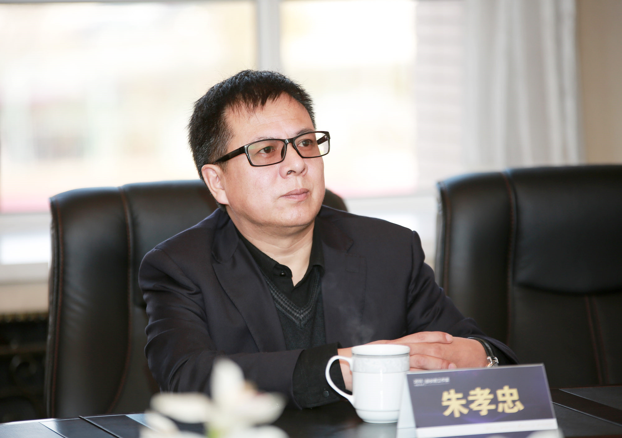 朱孝忠院长在简约教学十周年现场会。